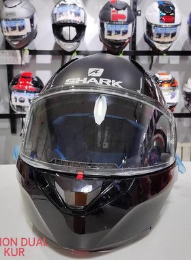 断码断色清仓抢购法国SHARK双镜片碳纤维头盔SPATAN CARBON全盔