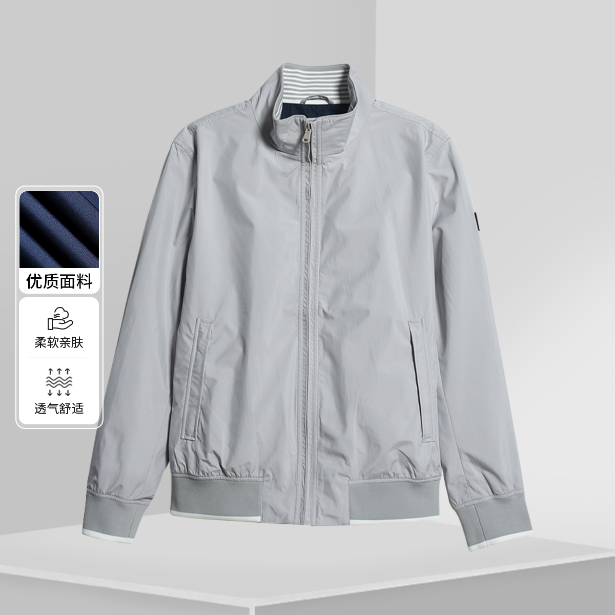 商务休闲简约款行政夹克