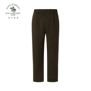 薄绒舒适锥形男式 圣大保罗2026春秋新品 休闲裤 商场同款