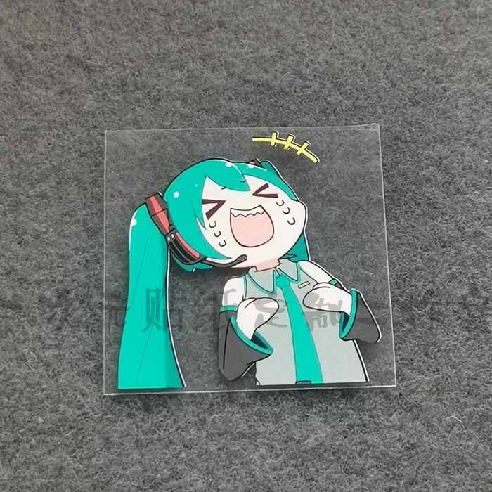 动漫防水火爆车二次元卡通贴纸