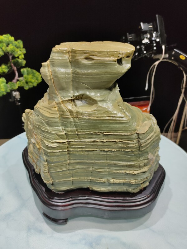 松花石,长白山松花石,产地天然奇石,象形石  钱袋