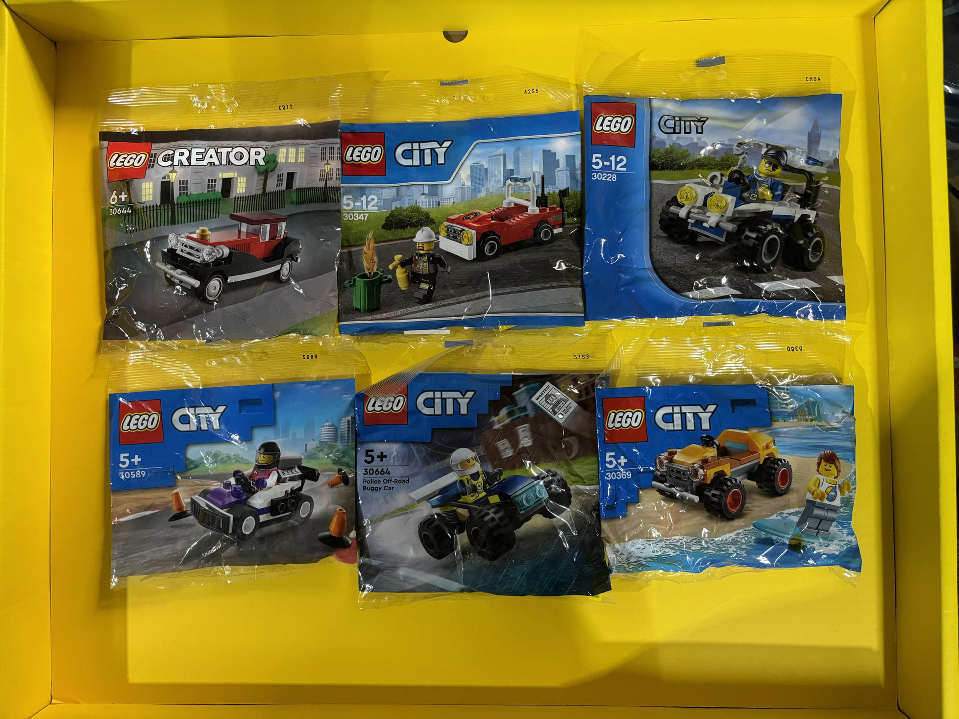 LEGO乐高拼砌包车子集合30361 30366经典老爷车 30664卡丁车30355