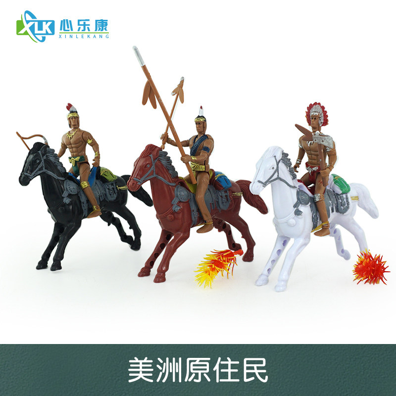 沙盘沙具益智解压游戏套装箱庭沙游心理咨询室人物模型美洲原住民