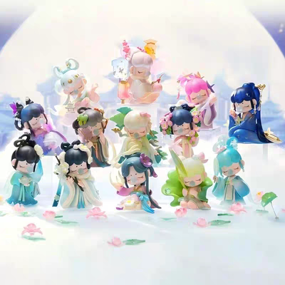 正版若来诗情画意系列盲盒Nanci囡茜新款古风手办女生日礼物摆件