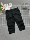 百搭中裤 高品质新款 女款 韩系复古气质显瘦七分休闲裤 时尚