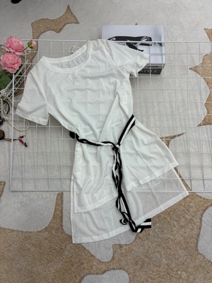 淑女时尚设计短袖T恤衫夏季宽松休闲百搭上衣凉感舒适面料