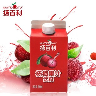吉祥航空同款杨百利杨梅汁500MLX12浓缩冰镇果味饮料纯果汁酸梅汤