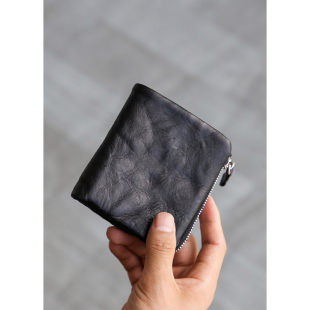 皮夹 迷你钱包头层牛皮零钱包银行卡大钞短款 2025新款 古造真皮男士