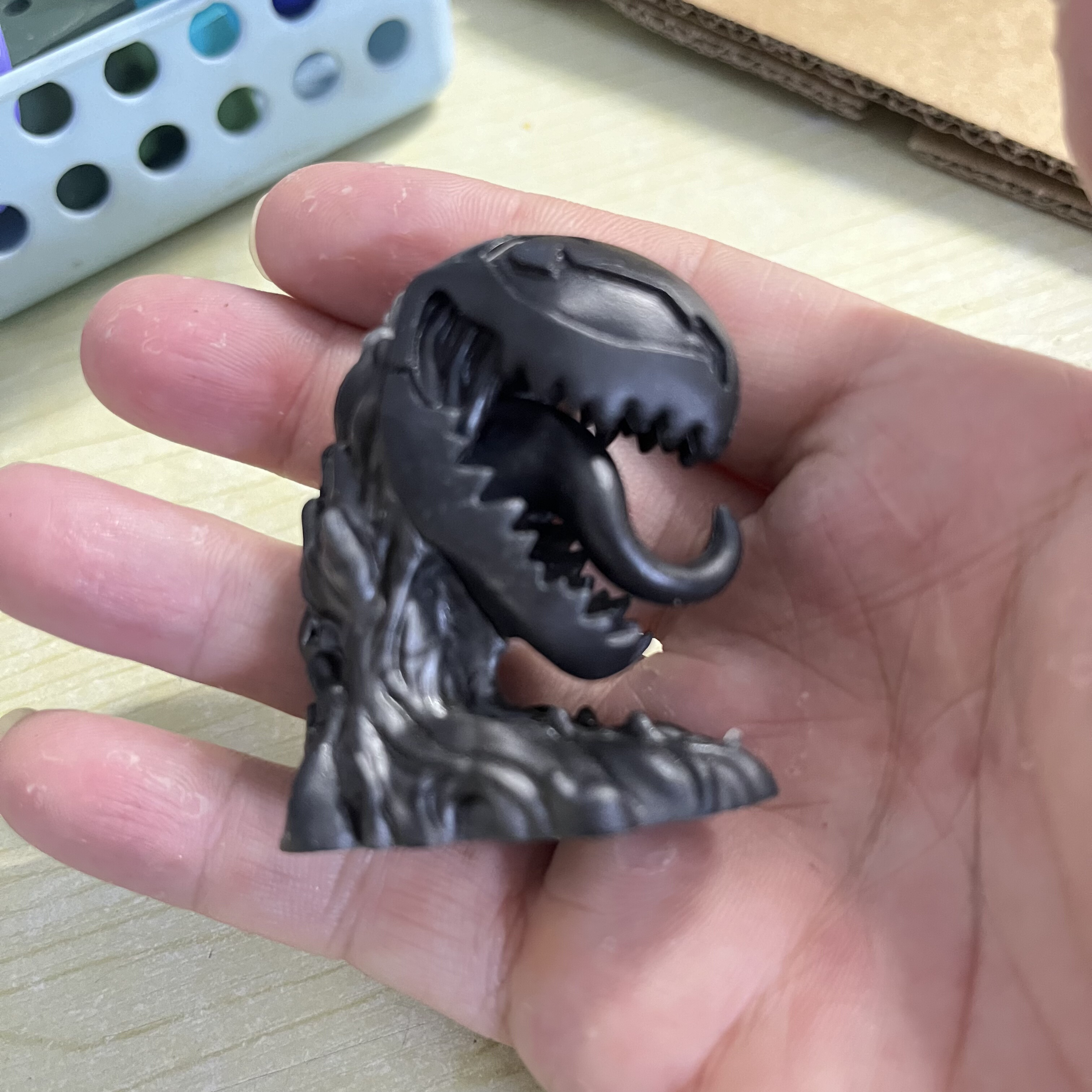 正版散货美版漫威毒液头雕配件玩具模型手办