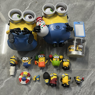 我公仔 卑鄙 正版 散货小黄人手办摆件神偷奶爸可爱大眼萌小小兵