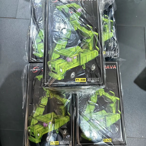 Fanstoys FT-32D FT32D 翻斗车拖斗工程车夯大力合体变形玩具现货