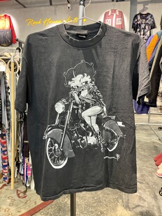 T恤 水洗做旧纯棉卡通贝蒂短袖 全新New Vintage风格