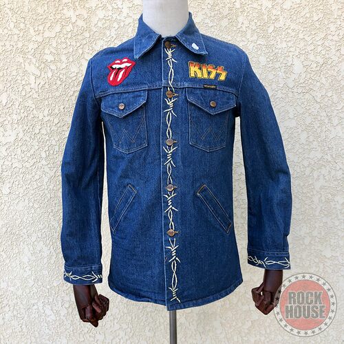 vintage手工摇滚乐队休闲衬衫