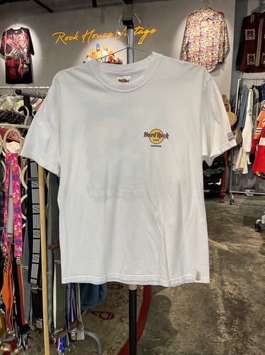中古Vintage古着元年美式复古Hard Rock硬石咖啡纯棉短袖T恤