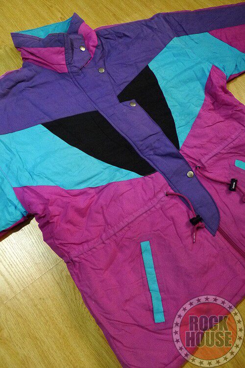 Vintage古着复古摩登时尚单板双板超轻户外运动棉服冲锋衣滑雪服