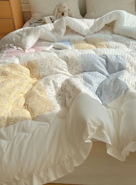 ins韩风全棉百福夏被 韩国进口水洗棉夏凉被 空调被/春秋被