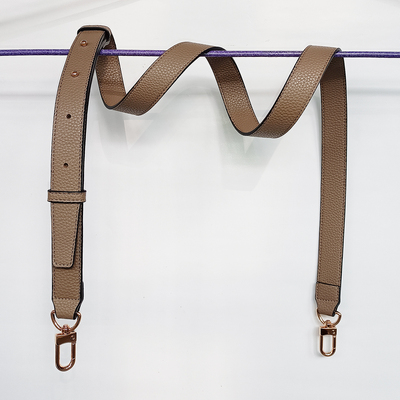 2.5cm可调节荔枝纹斜挎带配件包带配件单肩百搭大象灰配门扣替换