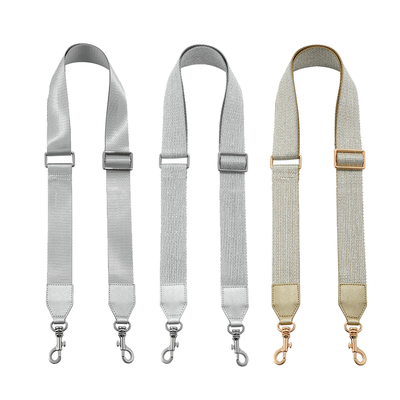 银色金色布带可调节斜挎带