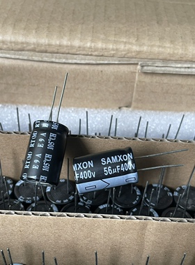 RT高频低阻SAMXON三信电解电容器56UF400V 400V56UF 16*25 16x25