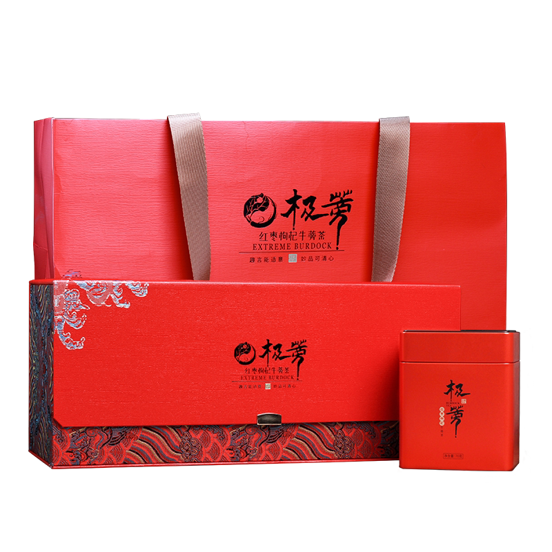 极红枣枸杞牛蒡茶礼盒装
