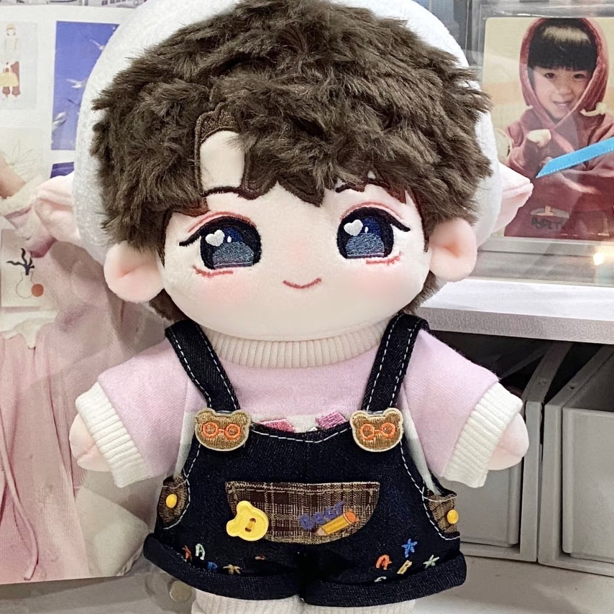 杨十二TF家族四代杨博文20cm棉花娃娃杨博文属性明星同人周边