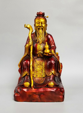 黄铜仿古药房铜像孙思邈