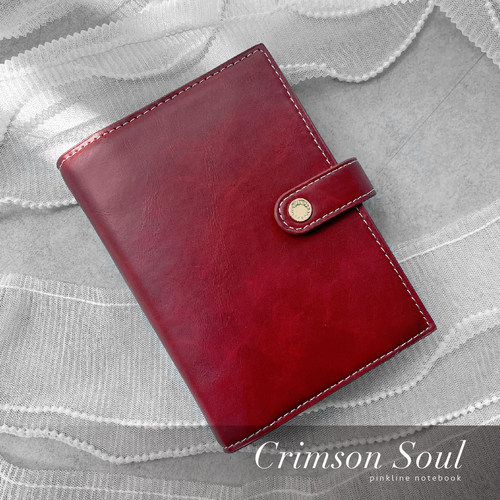 PU雾蜡皮A7活页手账记事本