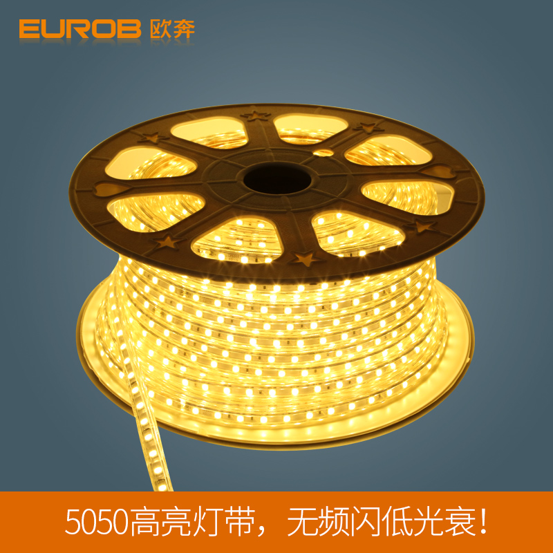 Å·±¼µÆ´øled 5050µÆÌõÆß²Ê±äÉ«ÏߵƿÍÌüµõ¶¥×°ÊÎÌùƬ³¬ÁÁ¹â´ø220v