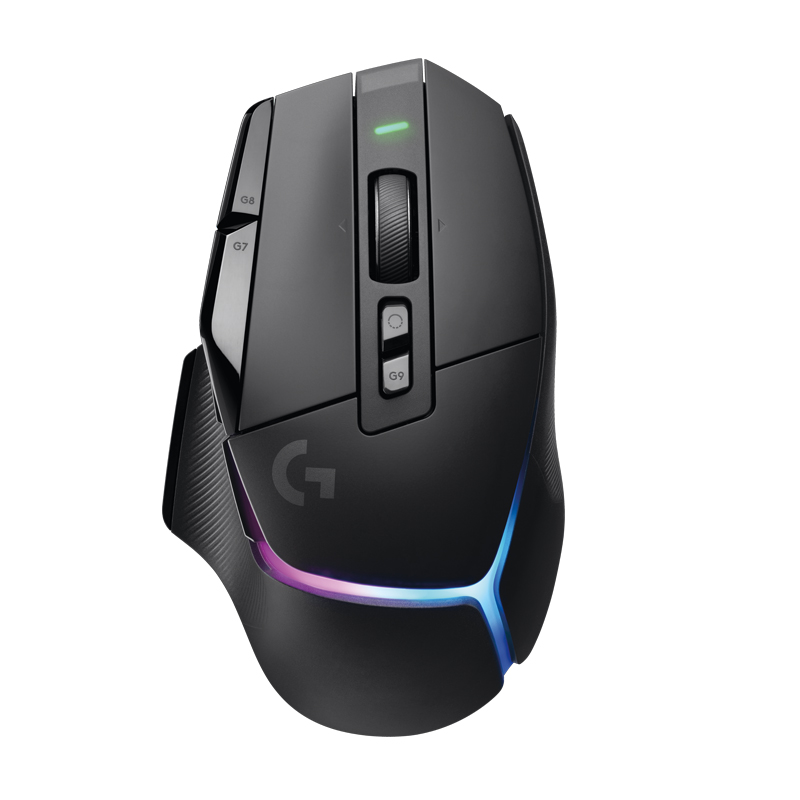 罗技G502 X PLUS LIGHTSPEED 游戏鼠标RGB流光灯效Hero25K传感器
