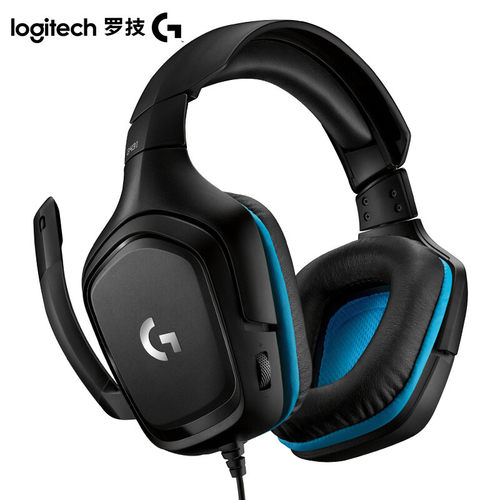 罗技G431有线游戏耳机头戴式7.1环绕音立体声带麦克风