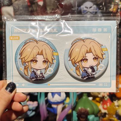 官谷正版米哈游崩坏星穹铁道周边叽米会客厅系列彦卿徽章吧唧谷子