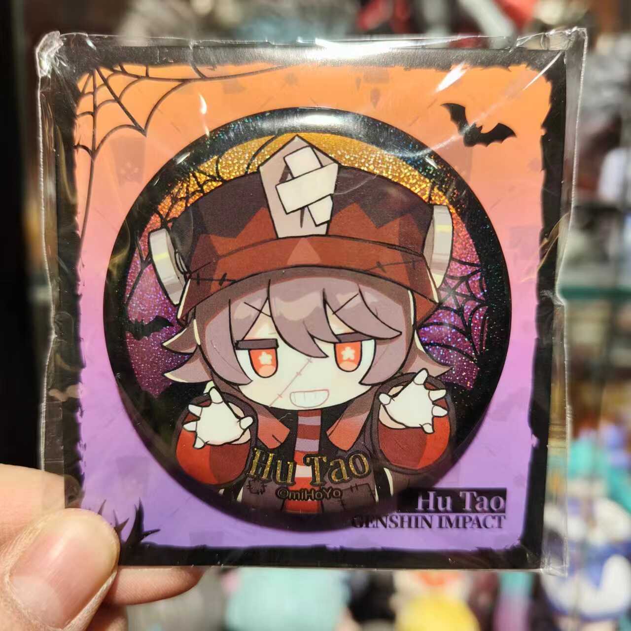 正版原神诡奇变装系列胡桃徽章