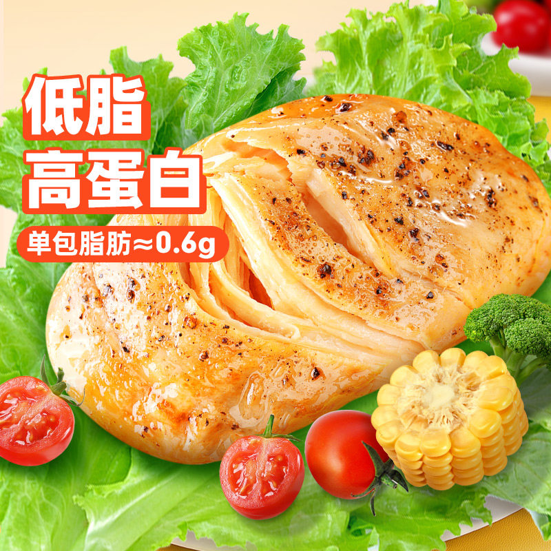 百草味鸡胸肉11元10包 11元 - 86线报