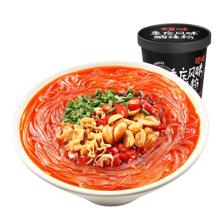 满减百草味酸辣粉120g拌粉重庆小面米线方便面速食桶装泡面夜宵