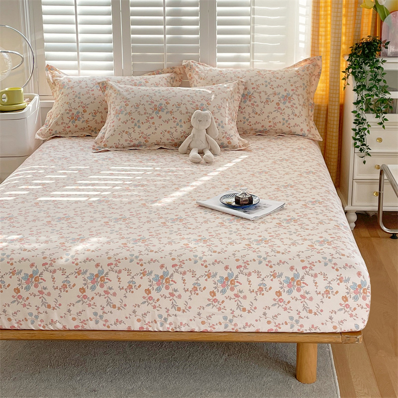 全棉床笠单件可定制纯棉印花床单
