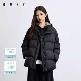 古木夕羊冬季新款纯色保暖加厚90鸭绒羽绒服女GR57012035