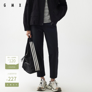 女时尚 古木夕羊秋季 减龄显瘦修身 烟管裤 GS450142008 百搭休闲裤