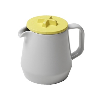 日本进口ideaco创意泡茶壶陶瓷冲茶器带不锈钢滤网花草茶壶450ml