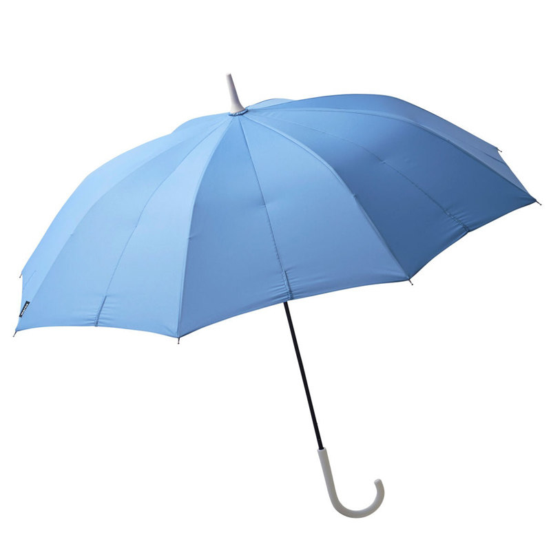 日本进口Marna长柄弯握把雨伞加固加厚晴雨伞暴雨伞抗风防雨结实