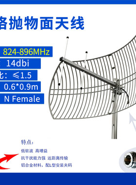 824-896MHz抛物面定向天线