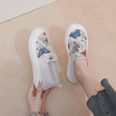 断码清仓特价亏本处理舒适厚底防滑老北京布鞋女上班平底妈妈单鞋