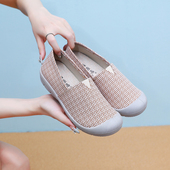 清仓特价 女鞋 处理透气上班老北京布鞋 断码 女妈妈干活防滑摆摊单鞋