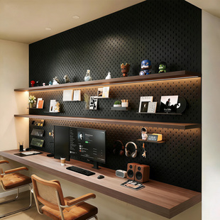 定制不锈钢加厚洞洞板置物架电竞房桌面餐边柜金属宜家铝合金配件