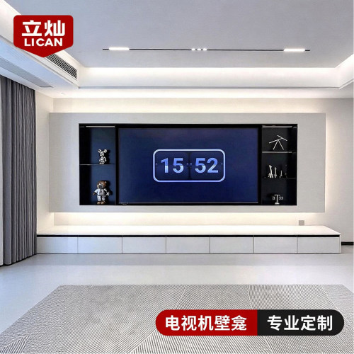 电视墙壁龛定制75/85/100寸