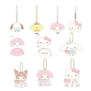 12月预售 日本三丽鸥 甜心糖果 毛绒公仔挂件趴趴团子收纳包Kitty