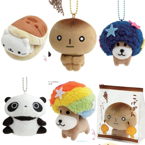 3月日本sanx烤焦面包毛绒玩偶