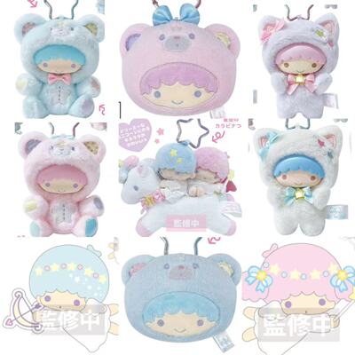 1月日本NIC双子星毛绒玩偶挂件