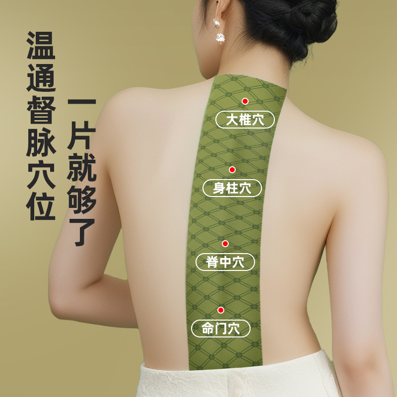 蕲艾草本龙骨凤脉贴颈椎腰背督脉灸艾草贴手膝盖背部温灸买三送一