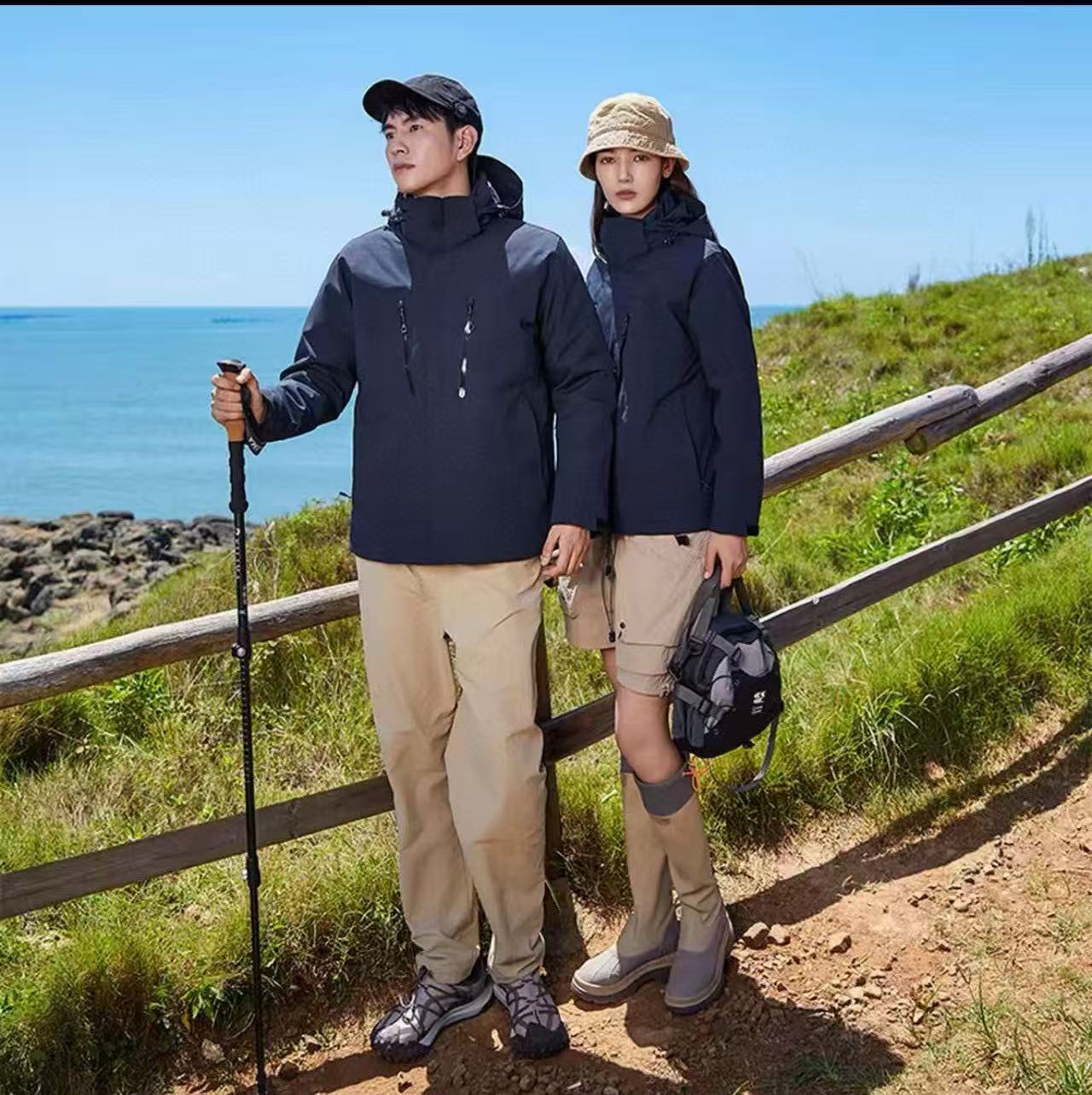 11.27 狼W 可拆卸羽绒三合一冲锋衣（8997）