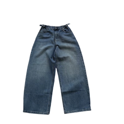 11.22 牛仔裤散漫阔腿牛仔裤天依j蓝色8810